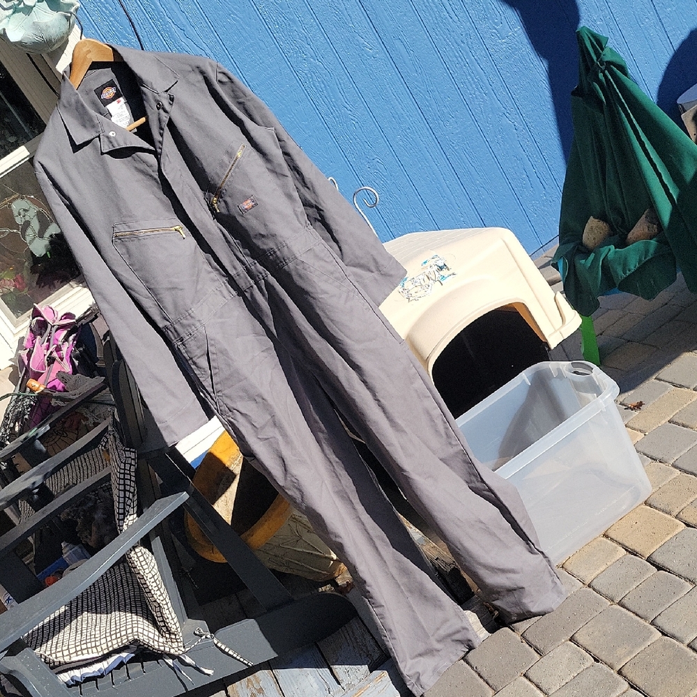 Dickies Gray Workwear Jumpsuit